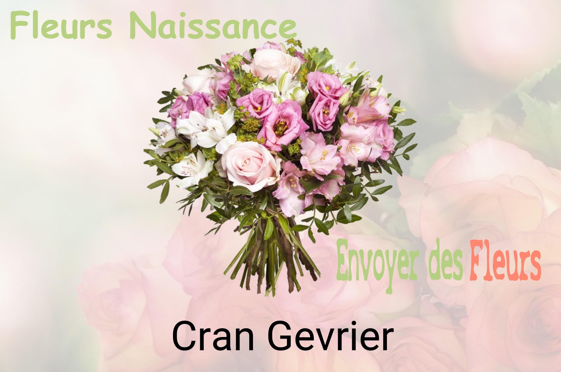 Bouquet de fleurs de naissance livré à Cran-Gevrier